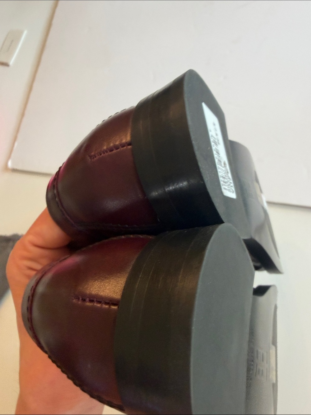 Miista Zika Burgandy loafers 38/8 brand new no box - Picture 8 of 8